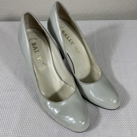 Bally Of Switzerland VICKY Pumps Heels 2 1/2" US Size 8.5 Beige - Picture 1 of 10